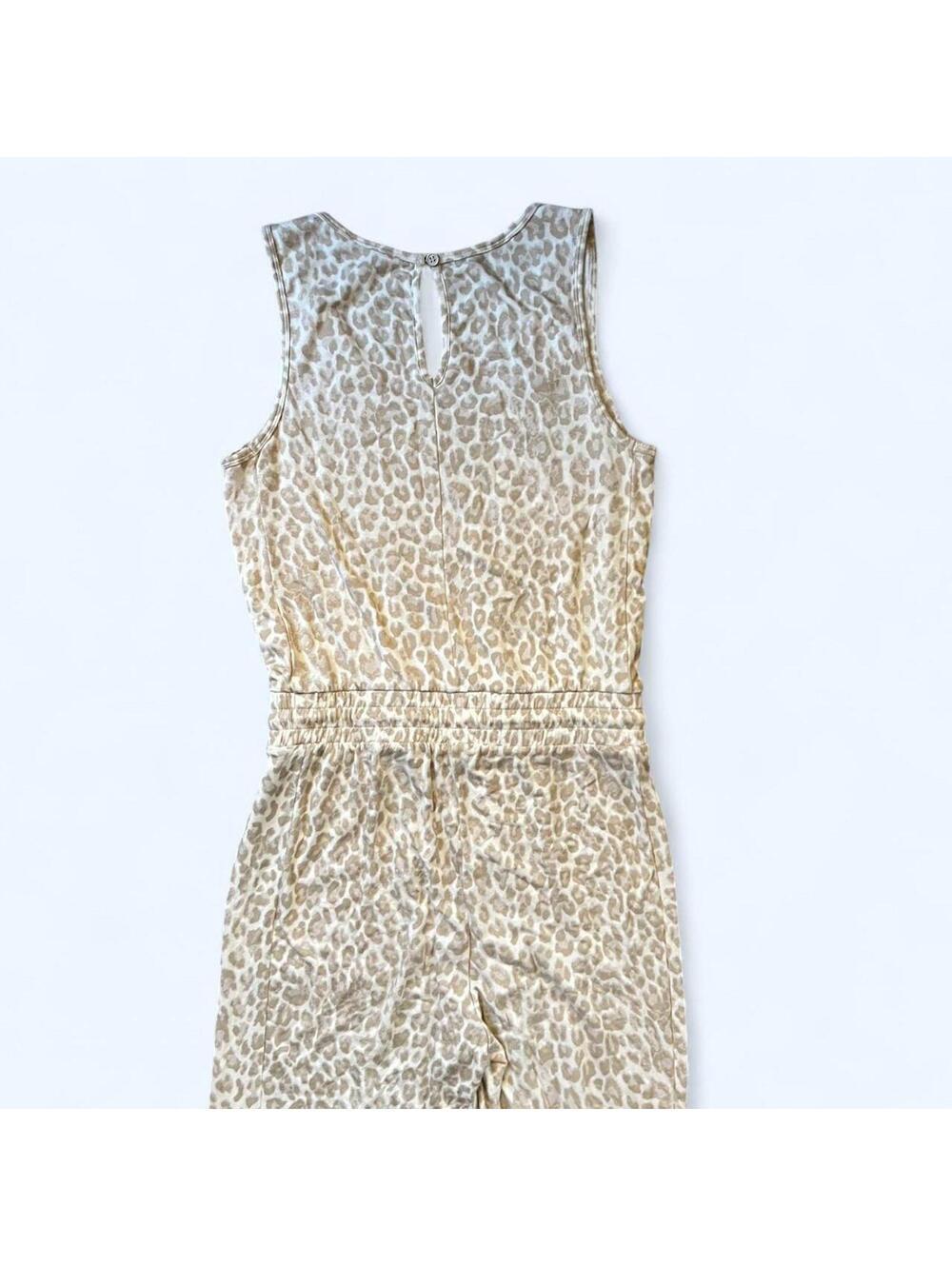 Rachel Zoe Leopard Print Sleeveless Jumpsuit Size Small - Picture 7 of 8